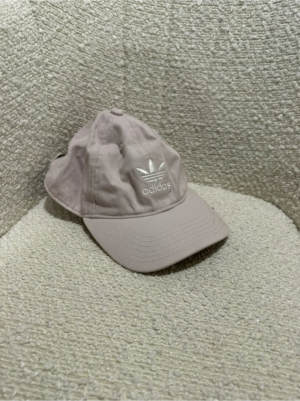 adidas Trefoil Baseball Cap in Dusty Pink